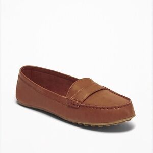 Old Navy Faux Leather Loafers Womens Size 9